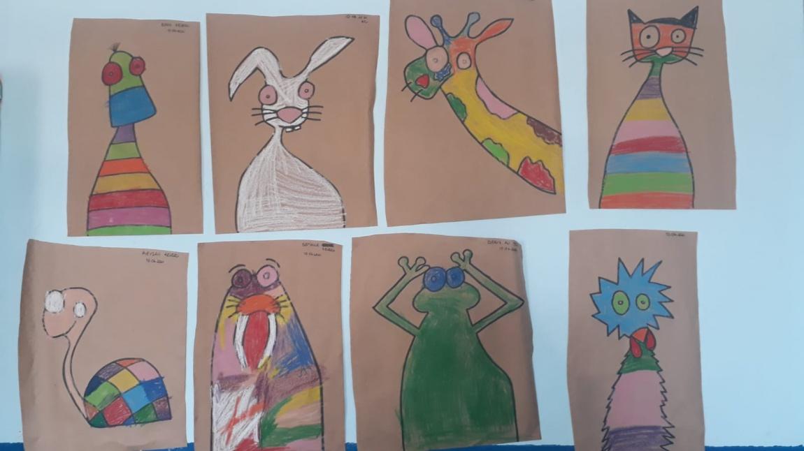 Anasınıfı Öğrencileri Renkli Hayvanlar Etkinliği Yaptılar