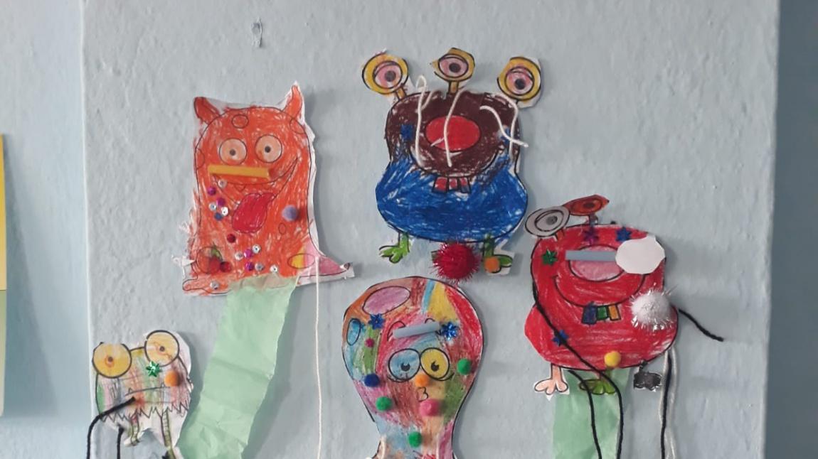 Anasınıfı Öğrencileri 'Mikrop' Sanat Etkinliği Yaptılar